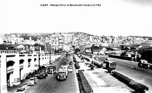 Alger - Rampe Poirel et Bd acces a la ville